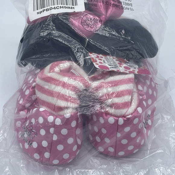 Disney Minnie Mouse Kids Slippers NEW - Picture 2 of 3